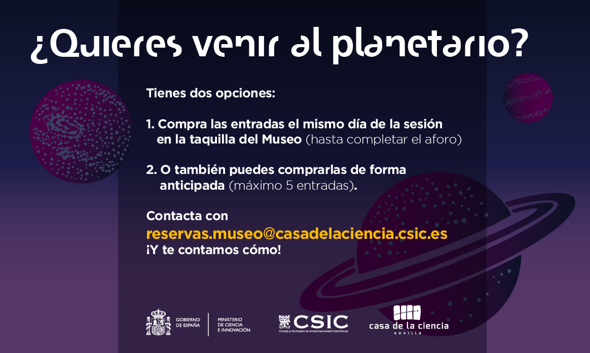 Planetario horarios