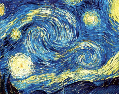 La física escondida en los catorce remolinos de Vincent van Gogh