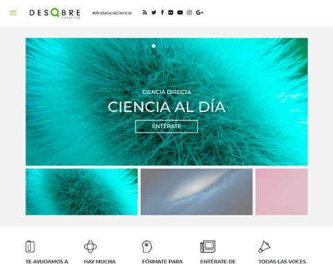 Web de la Fundación Descubre